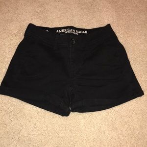 Black American Eagle super stretch shorts